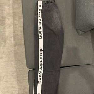 Alexander Wang Denim Joggers - Aged Gray Wash